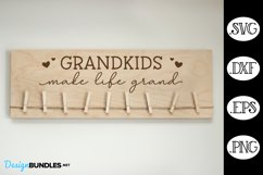 Grandkids Make Life Grand Brag Board Sign SVG Product Image 1