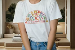 Grandma T-Shirt, Gift for Grandma SVG Design Product Image 2