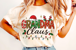 Grandma Claus PNG, Grandmother PNG, Merry Christmas PNG Product Image 2