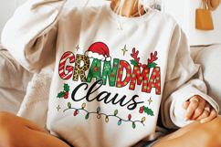 Grandma Claus PNG, Grandmother PNG, Merry Christmas PNG Product Image 3
