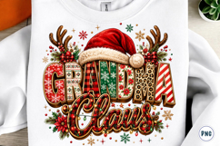 Grandma Claus Sublimation PNG Product Image 1