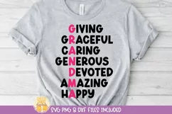 Mother's Day Quote on Shirt Mockup