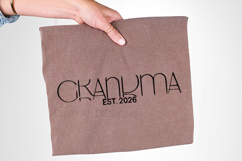 Grandma Est 2026 SVG | New Grandma Gift Design | Pregnancy Product Image 2