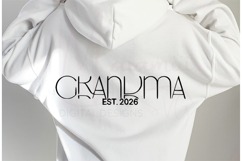 Grandma Est 2026 SVG | New Grandma Gift Design | Pregnancy Product Image 3