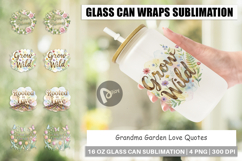 Grandma Garden Love Glass Can Product Image 1