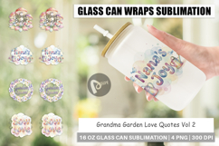 Grandma Garden Love Glass Can Product Image 1