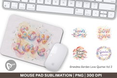 Grandma Garden Love Mouse Pad Product Image 1