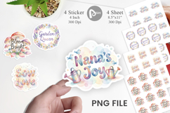 Grandma Garden Love Sticker Product Image 1