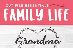 Grandma svg with heart and icon vertical Pinterest image