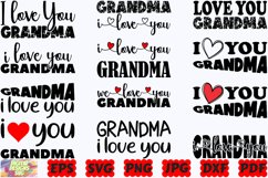 Grandma I Love You SVG | Love Grandma SVG | Grandma SVG |PNG Product Image 3
