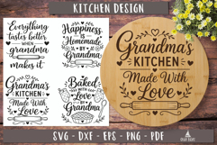 Grandma Kitchen Quotes SVG Kitchen sign Cutting Board