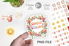 Grandma Little Sprout Sticker Product Image 1