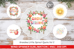 Grandma Little Sprout Wind Spinner Product Image 1
