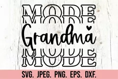 Grandma Mode SVG - Grandma Life Era - Mothers Day Gift PNG Product Image 4