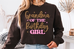 Grandma Of The Birthday Girl SVG PNG - First Birthday Girl Product Image 5