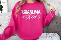 This Grandma Wears Her Heart On Her Sleeve SVG Mothers Day Product Image 5