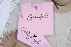 Grandma Sleeve SVG, Grandma clothing SVG Product Image 2