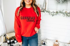 Grandma Claus Holiday Sublimation PNG Product Image 3