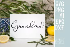 Grandma SVG design | Grandma gift craft Product Image 2