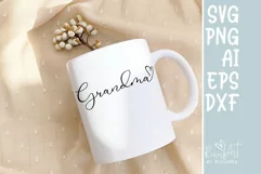 Grandma SVG design | Grandma gift craft Product Image 3