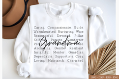 Grandma words png svg, Grandma tshirt designs, Grandma png Product Image 1