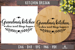 Grandmas Kitchen SVG Where Sweet Things Happen