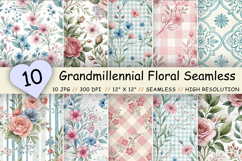 Grandmillennial Floral Pattern, Grandmillennial Floral Seamless, Grandmillennial Floral Digital, Grandmillennial Floral Paper, Grandmillennial Floral Background, Grandmillennial Floral Vintage, Grandmillennial Floral Pastel, Grandmillennial Floral Design,