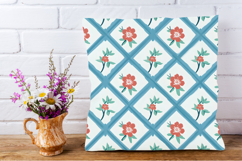Grandmillennial Floral Digital Paper Seamless Pattern Product Image 3