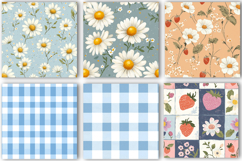 Grandmillennial Strawberry Seamless Pattern Product Image 3
