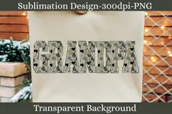 Grandpa Camo PNG, Camouflage Lettering Design Sublimation Product Image 1