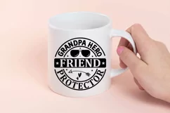 Grandpa hero Friend protector SVG, Father's Day SVG Design Product Image 2