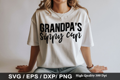 Grandpa s sippy cup - Grandpa SVG Design Product Image 1