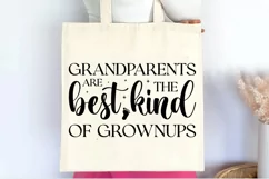 Grandparents are the best kind of grownups SVG Product Image 3