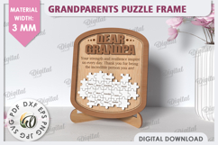 Grandparents Puzzle Frame Laser Cut Bundle. 3D Family Frames Product Image 15