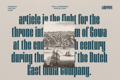Granetha - Bold Condensed Font Product Image 9