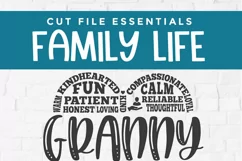 Use your Cricut or Silhouette and this granny svg file to create a tshirt or tote bag for your sweet Grandma Granny