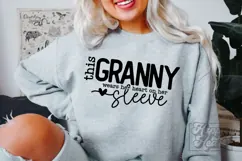 This Granny Wears Her Heart On Her Sleeve - Mothers Day PNG Product Image 4