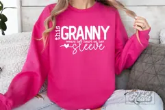 This Granny Wears Her Heart On Her Sleeve - Mothers Day PNG Product Image 5