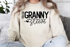 This Granny Wears Her Heart On Her Sleeve - Mothers Day PNG Product Image 2