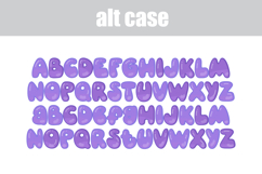 Grape Jello Color Font Product Image 2