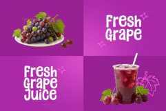 Grape Squishy - A Fun & Cozy Font Product Image 5