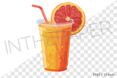 Grapefruit juice PNG Drink Clipart beverage summer cartoon Product Image 1