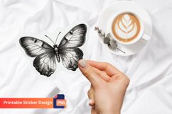 Graphic Butterfly Sticker, Colorful Butterfly Sticker Product Image 1