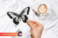 Graphic Butterfly Sticker, Colorful Butterfly Sticker Product Image 1