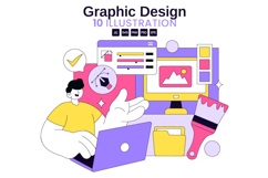 10 Creative Graphic Design Illustration Product Image 1
