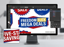 Star-Spangled 4th July 2026 Neo-Brutal Sale Badge Bundle EPS Product Image 4
