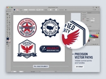 Patriotic 4th of July 2026 Freedom Badge Seal Bundle EPS Set Product Image 6