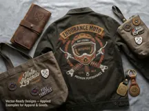 Vintage Motocross Dirt Bike Badge T-Shirt EPS Designs Product Image 3