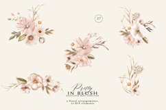 Pretty in Blush Watercolor Romantic Floral Product Image 3