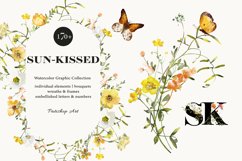 Meadow Flowers Clipart &amp; Alphabet Product Image 2